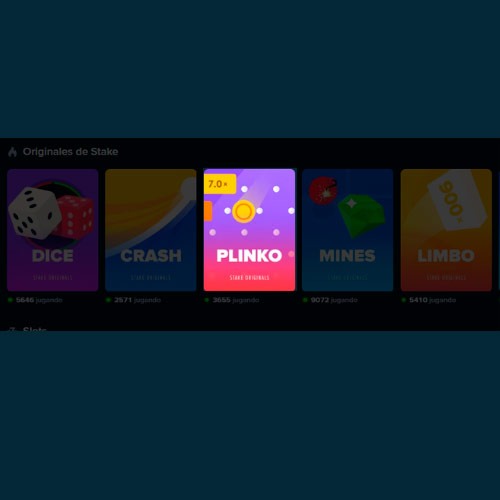 Ir a la sección de juegos de Plinko Stake