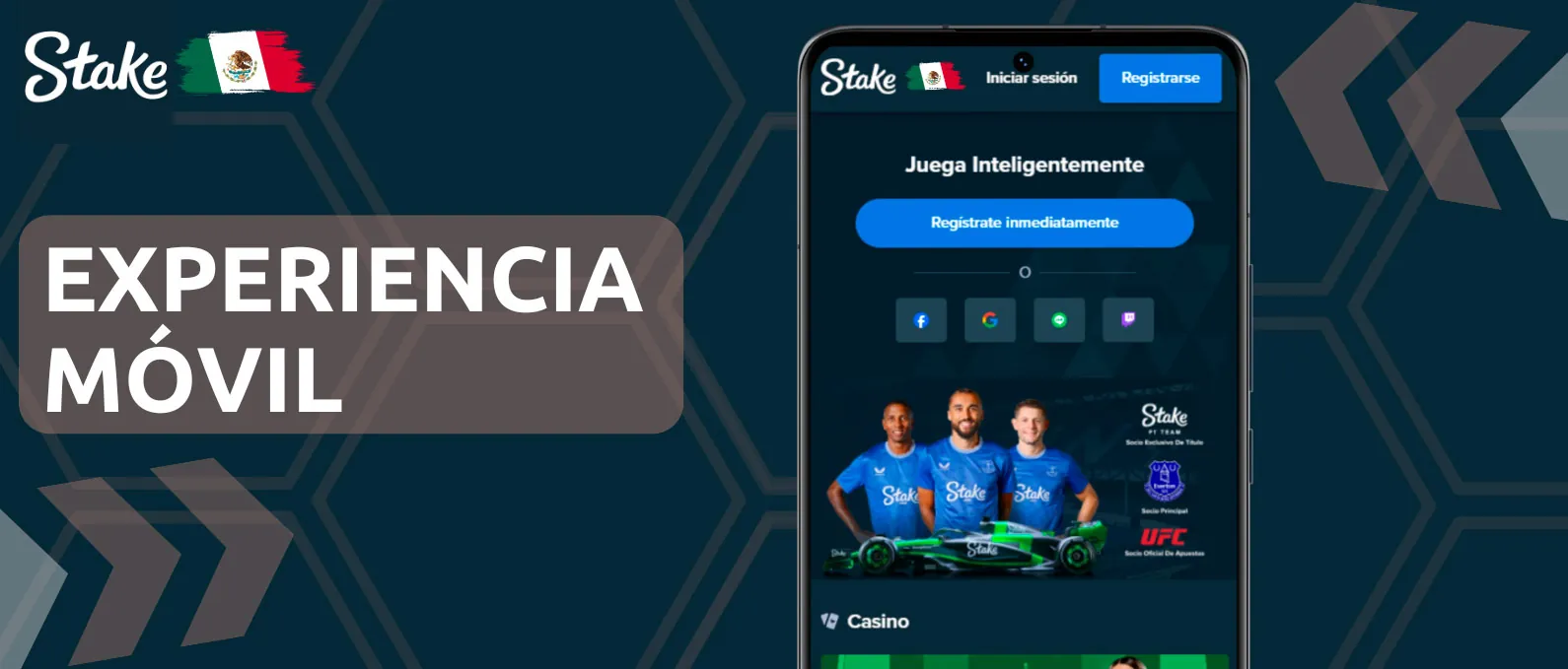 Stake no dispone de una aplicaci&oacute;n m&oacute;vil independiente