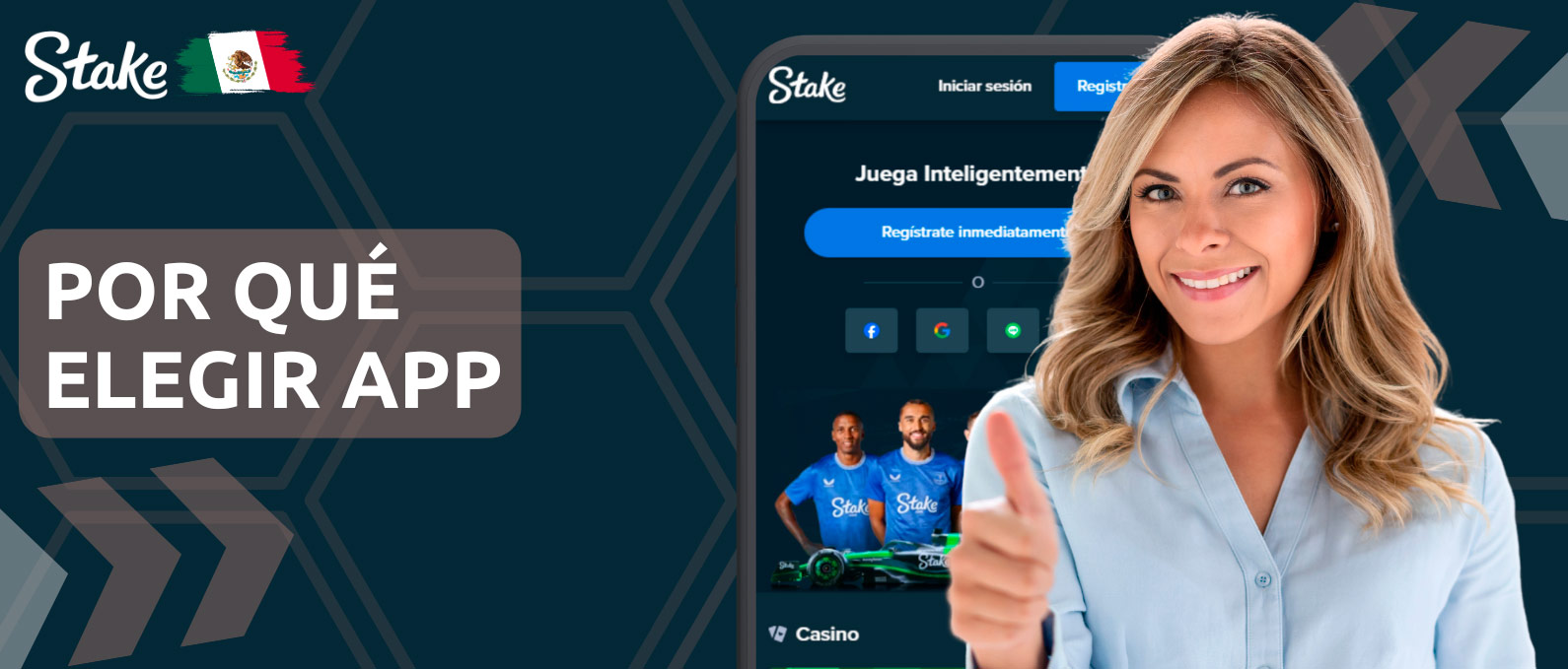 Compruebe las ventajas de Stake App